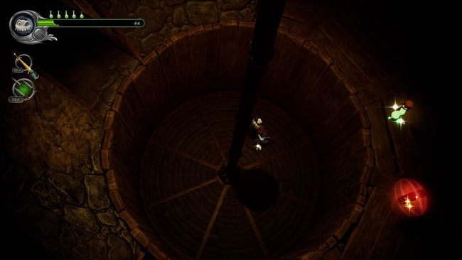 Zetrzyjcie wszystkie dynie na papkę, po lewej macie fontannę zdrowia - Dyniowy wąwóz | Opis przejścia MediEvil - MediEvil - poradnik do gry