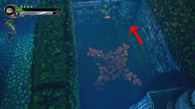 Piąta gwiazda jest na samym początku poziomu, obok miejsca w które później włożycie Runę Chaosu - Teren szpitala dla obłąkanych | Opis przejścia MediEvil - MediEvil - poradnik do gry