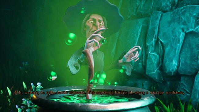 Obok wiedźmy jest pierwsza księga i Trujące Rośliny do zabicia - Zaczarowana Ziemia | Opis przejścia MediEvil - MediEvil - poradnik do gry