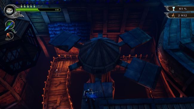 Czeka was teraz walka z Kapitanem statku widma - Statek widmo | Opis przejścia MediEvil - MediEvil - poradnik do gry