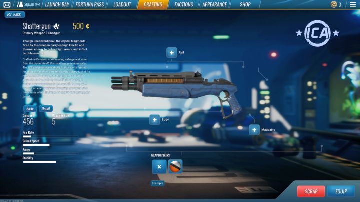 Stworzone bronie można następnie modyfikować. - Rzemiosło i modyfikacja ekwipunku w The Cycle - The Cycle - poradnik do gry