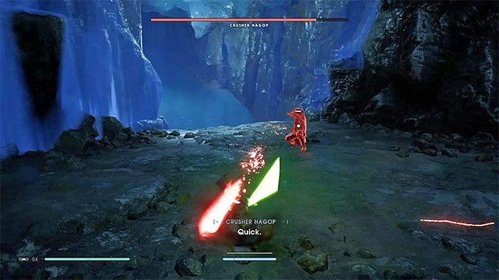 Crusher Hagop do atakowania bohatera wykorzystuje przede wszystkim broń palną - Crusher Hagop (planeta Zeffo) | Boss w Jedi Upadły Zakon / Fallen Order - Star Wars Jedi Fallen Order - poradnik do gry