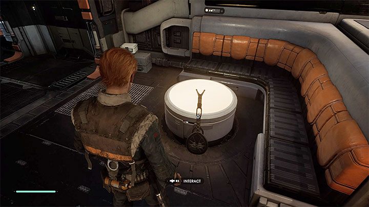 Rozdział rozpoczyna się na pokładzie statku Mantis, którego będziesz używał do podróżowania po galaktyce - Rozdział 1 Bogano - solucja Jedi Upadły zakon / Fallen Order - Star Wars Jedi Fallen Order - poradnik do gry