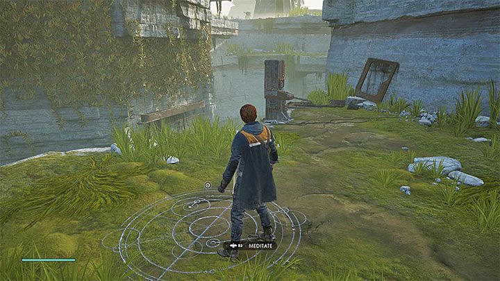 Niedługo po rozpoczęciu eksploracji Bogano po raz pierwszy natrafisz na punkt medytacji - Rozdział 1 Bogano - solucja Jedi Upadły zakon / Fallen Order - Star Wars Jedi Fallen Order - poradnik do gry