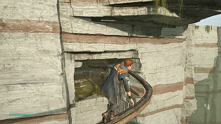 Wejdź na szynę i zacznij po niej przechodzić - Rozdział 1 Bogano - solucja Jedi Upadły zakon / Fallen Order - Star Wars Jedi Fallen Order - poradnik do gry