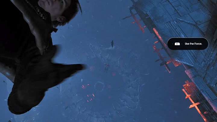 Złap się pionowej interaktywnej ściany i dotrzyj na górę - Prolog (Wysypisko) - solucja Jedi Upadły zakon / Fallen Order - Star Wars Jedi Fallen Order - poradnik do gry