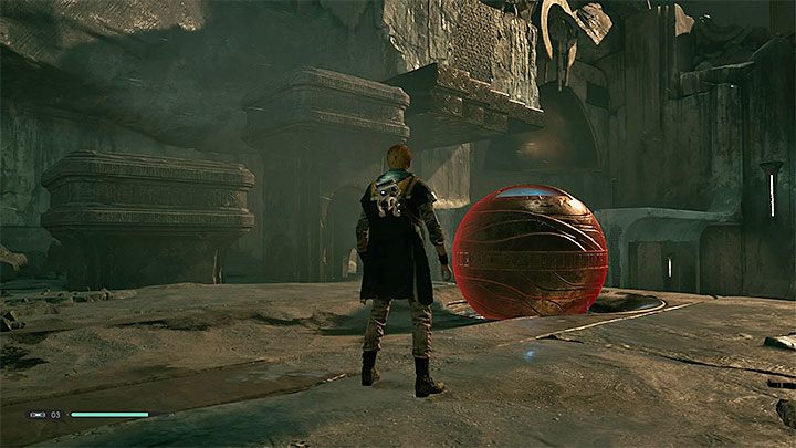 W nowym dużym pomieszczeniu przebywa strażnik Tomb Guardian - Rozdział 2 Grobowiec Eilram - solucja Jedi Upadły zakon / Fallen Order - Star Wars Jedi Fallen Order - poradnik do gry