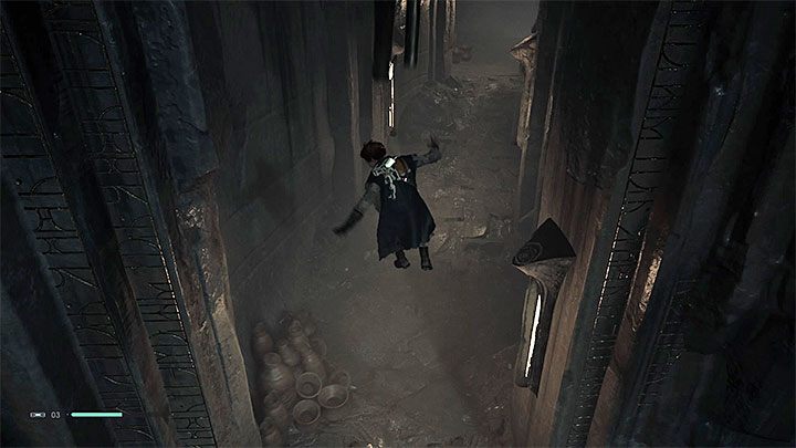 Skorzystaj ze ściany do wspinaczki i przebij się przez małe przeszkody - Rozdział 2 Grobowiec Eilram - solucja Jedi Upadły zakon / Fallen Order - Star Wars Jedi Fallen Order - poradnik do gry