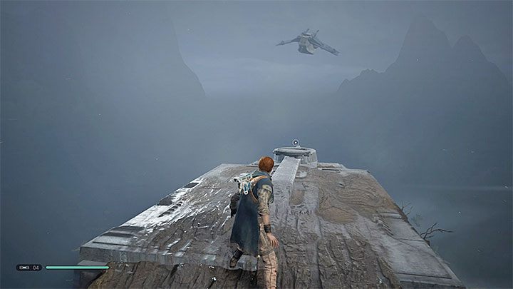 Docelowo Calowi uda się wdrapać na dach wielkiej kroczącej maszyny - Rozdział 3 Kashyyyk - solucja Jedi Upadły zakon / Fallen Order - Star Wars Jedi Fallen Order - poradnik do gry