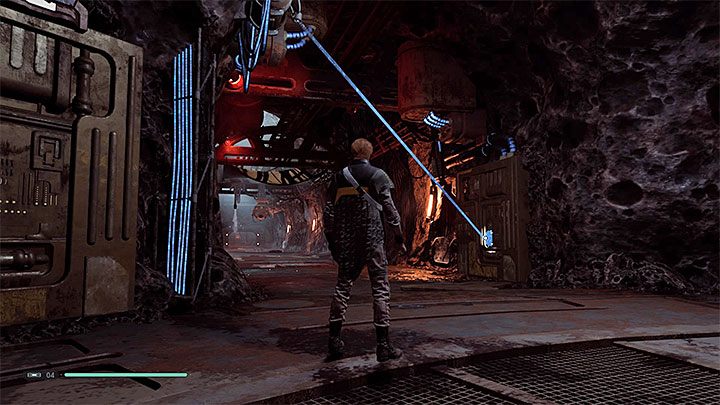 Kieruj się prosto i pomóż sobie przebiegnięciem po ścianie - Rozdział 4 Więzienie - solucja Jedi Upadły zakon / Fallen Order - Star Wars Jedi Fallen Order - poradnik do gry