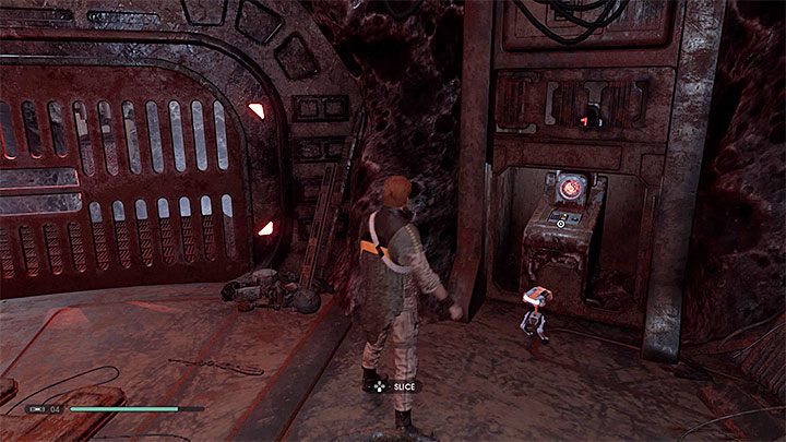 Wskocz do celi, dzięki czemu BD-1 ponownie zacznie podróżować z Calem - Rozdział 4 Więzienie - solucja Jedi Upadły zakon / Fallen Order - Star Wars Jedi Fallen Order - poradnik do gry