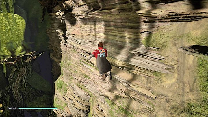 Podwójne skoki aktywuje się w bardzo łatwy sposób - musisz w trakcie skoku ponownie wcisnąć ten sam przycisk - Rozdział 4 Powrót na Kashyyyk - solucja Jedi Upadły zakon / Fallen Order - Star Wars Jedi Fallen Order - poradnik do gry