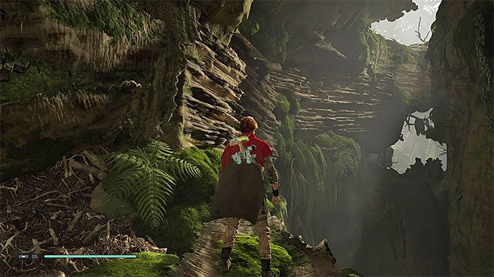 W miejscu z obrazka trzeba przebiec po kilku ścianach w serii - Rozdział 4 Powrót na Kashyyyk - solucja Jedi Upadły zakon / Fallen Order - Star Wars Jedi Fallen Order - poradnik do gry