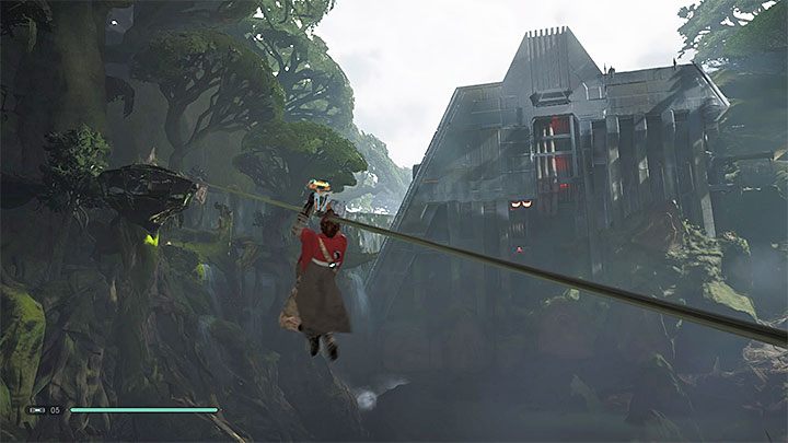 Niedaleko miejsca gdzie stoczyłeś walkę z bossem znajdziesz punkt medytacji - Rozdział 4 Dziewiąta Siostra i opuszczenie Kashyyyk - solucja Jedi Upadły zakon - Star Wars Jedi Fallen Order - poradnik do gry