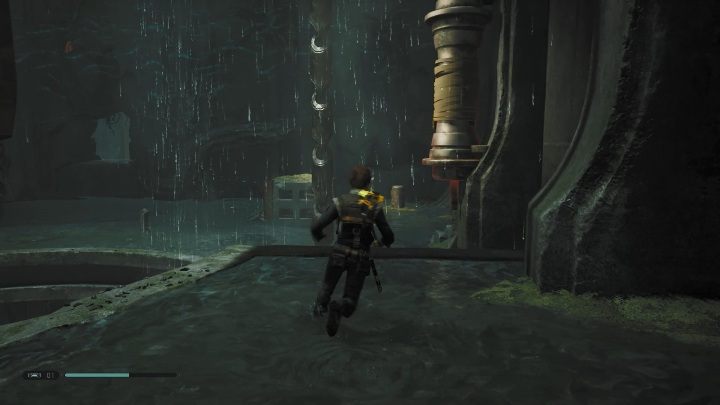 Jeśli danego obiektu nie możesz przesunąć będzie się on świecić na czerwono - Jak odblokowywać zamknięte przejścia w Jedi Upadły Zakon? - Star Wars Jedi Fallen Order - poradnik do gry