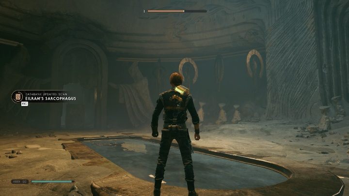Od tego momentu możesz psuć/przesuwać wszystkie ściany/obiekty, które świecą się na niebiesko - Tomb of Eilram | Grobowce w Jedi Upadły zakon / Fallen Order - Star Wars Jedi Fallen Order - poradnik do gry
