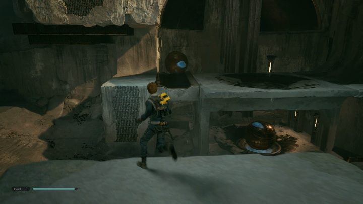 Ponownie, kolejną kulę ułóż również w określonym punkcie, aby móc kontynuować eksplorację - Tomb of Eilram | Grobowce w Jedi Upadły zakon / Fallen Order - Star Wars Jedi Fallen Order - poradnik do gry
