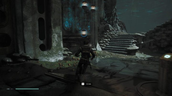 Wejdź w interakcję, ze znajdującym się w pomieszczeniu mechanizmem, to otworzy Ci kolejne przejście - Tomb of Miktrull | Grobowce w Jedi Upadły zakon / Fallen Order - Star Wars Jedi Fallen Order - poradnik do gry