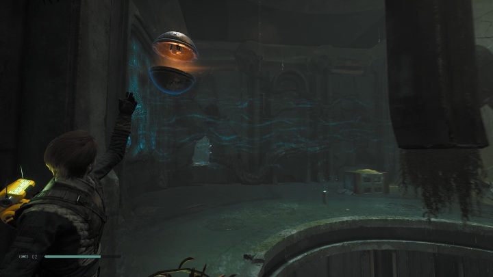 Twoim kolejnym zadaniem będzie wyciągnięcie jednej z kul i spalenie kolejnych pnączy - Tomb of Miktrull | Grobowce w Jedi Upadły zakon / Fallen Order - Star Wars Jedi Fallen Order - poradnik do gry