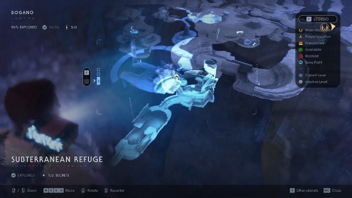 Umiejętność biegania po ścianach zdobędziesz w Bogano, w Subterranean Refuge - Jak biegać po ścianach w Jedi Upadły Zakon? - Star Wars Jedi Fallen Order - poradnik do gry