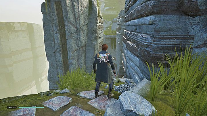 Aby pobiec po ścianie musisz po prostu z rozpędu na nią wskoczyć - Jak biegać po ścianach w Jedi Upadły Zakon? - Star Wars Jedi Fallen Order - poradnik do gry