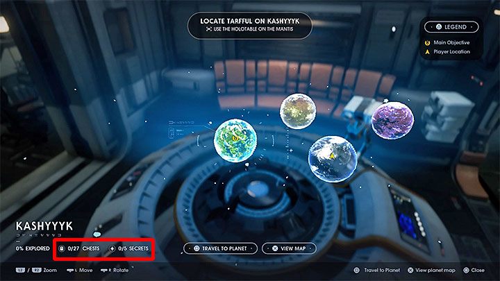 W grze Star Wars Jedi: Fallen Order dwie najważniejsze kategorie znajdziek to skrzynie (Chests) oraz Sekrety (Secrets) - Lista wszystkich znajdziek w Jedi Fallen Order / Upadły Zakon - Star Wars Jedi Fallen Order - poradnik do gry