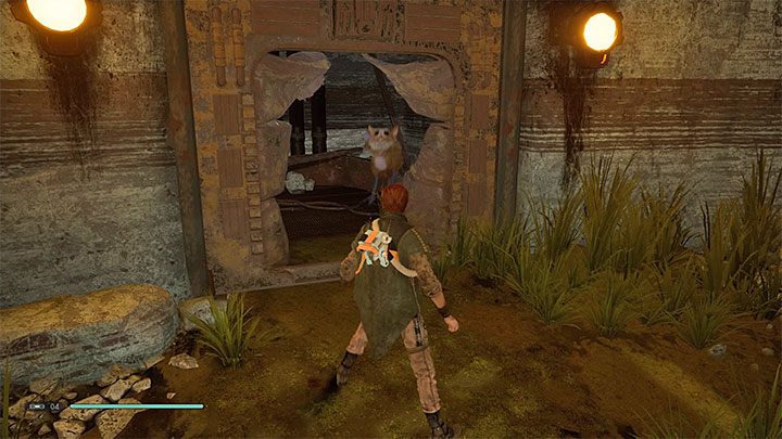 Zburz boczną ścianę z wykorzystaniem pchnięcia Mocy - Jak werbować nowych członków załogi Modliszki w Jedi Upadły Zakon? - Star Wars Jedi Fallen Order - poradnik do gry
