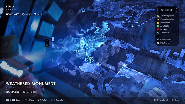 Najwięcej problemów może ci sprawić odkrycie w 100% regionu Weathered Monument na planecie Zeffo - Lista trofeów | Jedi Upadły Zakon / Fallen Order - Star Wars Jedi Fallen Order - poradnik do gry