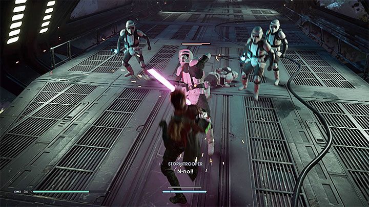 Pierwszych Szturmowców spotkasz tuż po wyjściu z wody - Rozdział 6 Fortress Inquisitorius - finał - solucja Jedi Upadły zakon - Star Wars Jedi Fallen Order - poradnik do gry