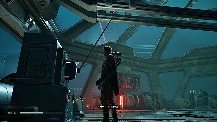 Po walkach podejmij próbę skorzystania z centralnej konsoli, a dowiesz się o konieczności przywrócenia dostaw prądu - Rozdział 6 Fortress Inquisitorius - finał - solucja Jedi Upadły zakon - Star Wars Jedi Fallen Order - poradnik do gry