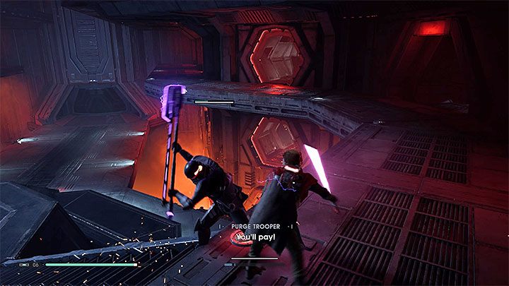 Otwórz z pomocą BD-1 nowe drzwi żeby trafić do bloku więziennego - Rozdział 6 Fortress Inquisitorius - finał - solucja Jedi Upadły zakon - Star Wars Jedi Fallen Order - poradnik do gry