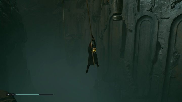 Jeśli wisi gdzieś liana, możesz dzięki niej gdzieś wskoczyć bądź się po niej wdrapać - Eksploracja w Jedi Upadły Zakon / Fallen Order - Star Wars Jedi Fallen Order - poradnik do gry