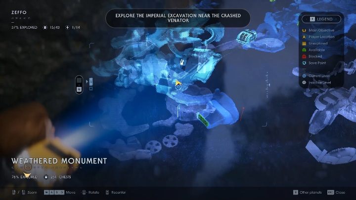 Jeśli na mapie nie widzisz danego terenu choć widziałeś w Internecie, ze coś powinno tam być, oznacza to, że jeszcze nie odkryłeś wszystkiego - Eksploracja w Jedi Upadły Zakon / Fallen Order - Star Wars Jedi Fallen Order - poradnik do gry