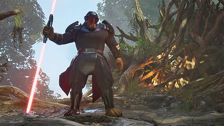 Do drugiej fazy walki awansujesz po tym jak Dziewiąta Siostra straci około 1/3 paska zdrowia - Dziewiąta Siostra | Boss w Jedi Upadły Zakon / Fallen Order - Star Wars Jedi Fallen Order - poradnik do gry