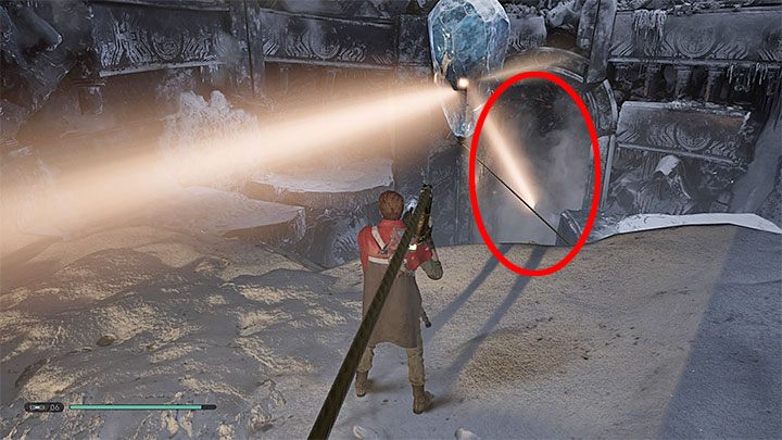 Na górnym poziomie znajduje się miejsce otwarcia okna - Rozdział 5 Ilum - solucja Jedi Upadły zakon / Fallen Order - Star Wars Jedi Fallen Order - poradnik do gry