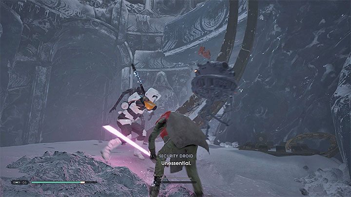 Przebiegnij po lewej ścianie i złap się ściany wspinaczkowej - Rozdział 5 Ilum - solucja Jedi Upadły zakon / Fallen Order - Star Wars Jedi Fallen Order - poradnik do gry