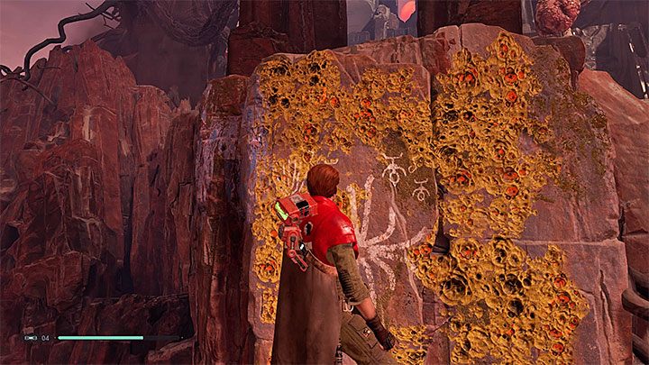 W oddali zauważysz Modliszkę, przy czym nie jest ona twoim aktualnym celem podróży - Rozdział 5 Gorgara i Grobowiec Kujeta - solucja Jedi Upadły zakon / Fallen Order - Star Wars Jedi Fallen Order - poradnik do gry