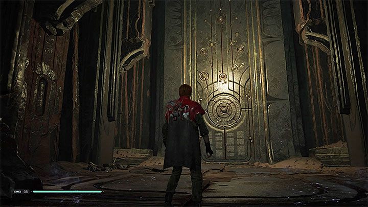 Podejdź do dużej bramy grobowca Kujeta i dotknij jej żeby otworzyć wejście - Rozdział 5 Gorgara i Grobowiec Kujeta - solucja Jedi Upadły zakon / Fallen Order - Star Wars Jedi Fallen Order - poradnik do gry