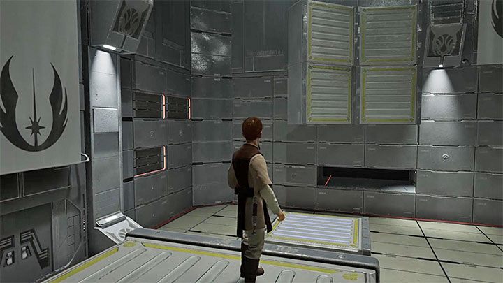 Puść się po znalezieniu się nad wysuniętą ze ściany platformą - Rozdział 5 Gorgara i Grobowiec Kujeta - solucja Jedi Upadły zakon / Fallen Order - Star Wars Jedi Fallen Order - poradnik do gry