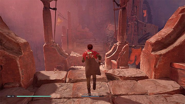 Bohater nie może używać miecza - jedynym rozwiązaniem jest ucieczka - Rozdział 5 Gorgara i Grobowiec Kujeta - solucja Jedi Upadły zakon / Fallen Order - Star Wars Jedi Fallen Order - poradnik do gry