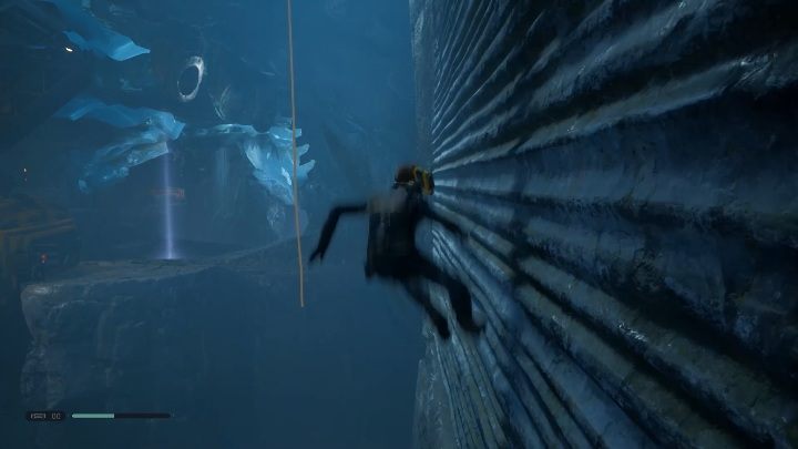 Na końcu drogi musisz wyskoczyć i wbić się na ściany do biegania - Jak powrócić na statek w Zeffo w Jedi Upadły zakon? - Star Wars Jedi Fallen Order - poradnik do gry