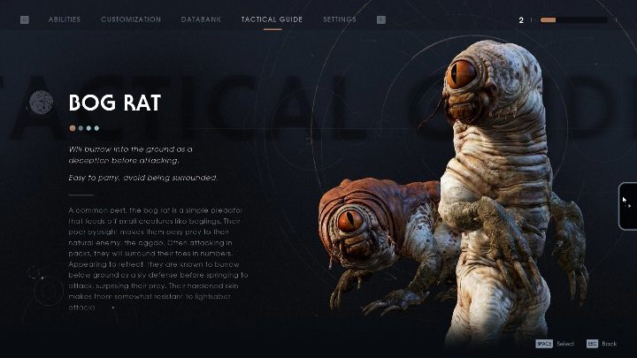 Bogano - Lista rodzajów przeciwników w Jedi Upadły Zakon / Fallen Order - Star Wars Jedi Fallen Order - poradnik do gry