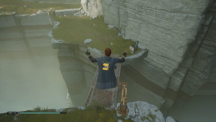 Na dole musisz otworzyć sobie przejście - Jak dostać się do Abandoned Workshop na planecie Bogano w Jedi Fallen Order? - Star Wars Jedi Fallen Order - poradnik do gry