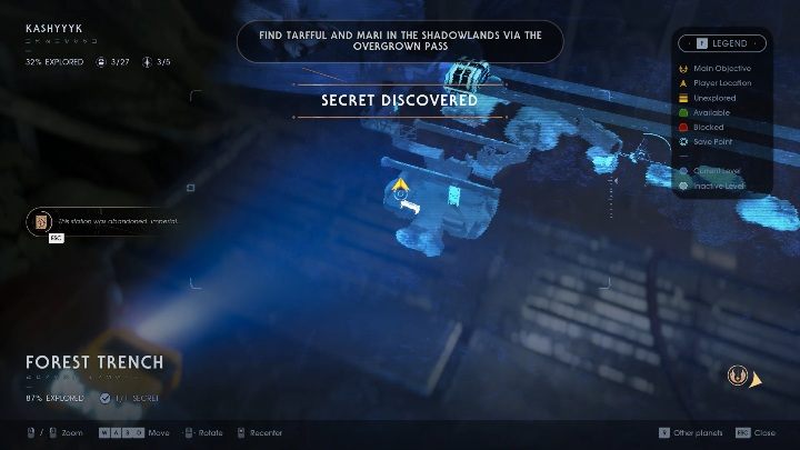 4 - Znajdźki w Kashyyk | Sekrety w Jedi Upadły zakon / Fallen Order - Star Wars Jedi Fallen Order - poradnik do gry