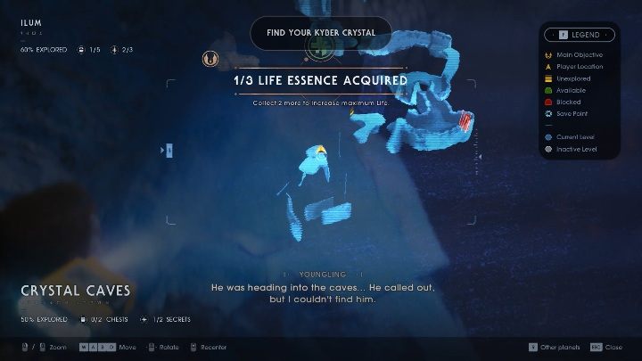 2 - Znajdźki w Ilum | Sekrety w Jedi Upadły zakon / Fallen Order - Star Wars Jedi Fallen Order - poradnik do gry