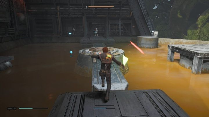 Na początku mechanizm będzie ustawiony tak, żebyś bezproblemowo mógł przedostać się do kolejnego pomieszczenia - Jak ustawić mechanizm na Kashyyyk w Jedi Upadły zakon / Fallen Order? - Star Wars Jedi Fallen Order - poradnik do gry