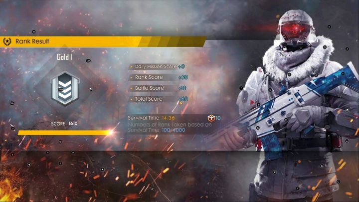 Rozgrywki w trybie rankingowym pozwalają zdobywać punkty rankingowe i piąć się w tabeli pośród najlepszych graczy. - Tryby rozgrywki | Garena Free Fire - Garena Free Fire - poradnik do gry