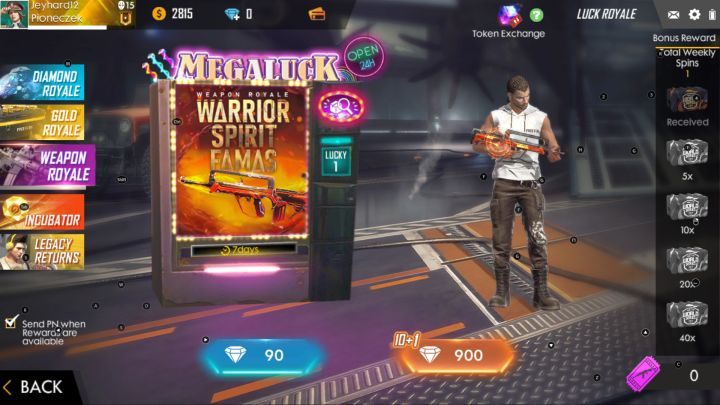 Weapon Royale. - Luck Royale | Garena Free Fire - Garena Free Fire - poradnik do gry