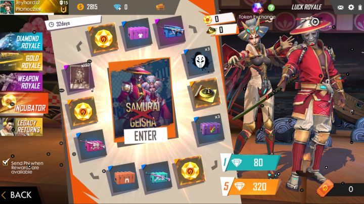 Incubator. - Luck Royale | Garena Free Fire - Garena Free Fire - poradnik do gry