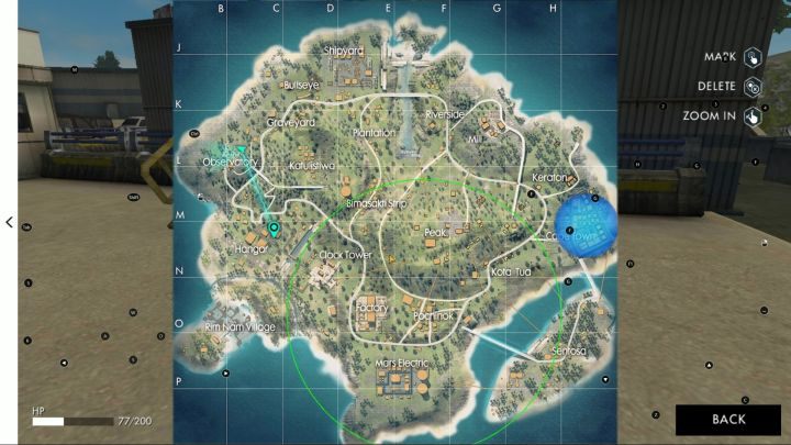 Zbierz najpotrzebniejsze przedmioty i udaj się w stronę aktywnej strefy. - Oczyszczanie budynków i zdobywanie przedmiotów w Garena Free Fire - Garena Free Fire - poradnik do gry